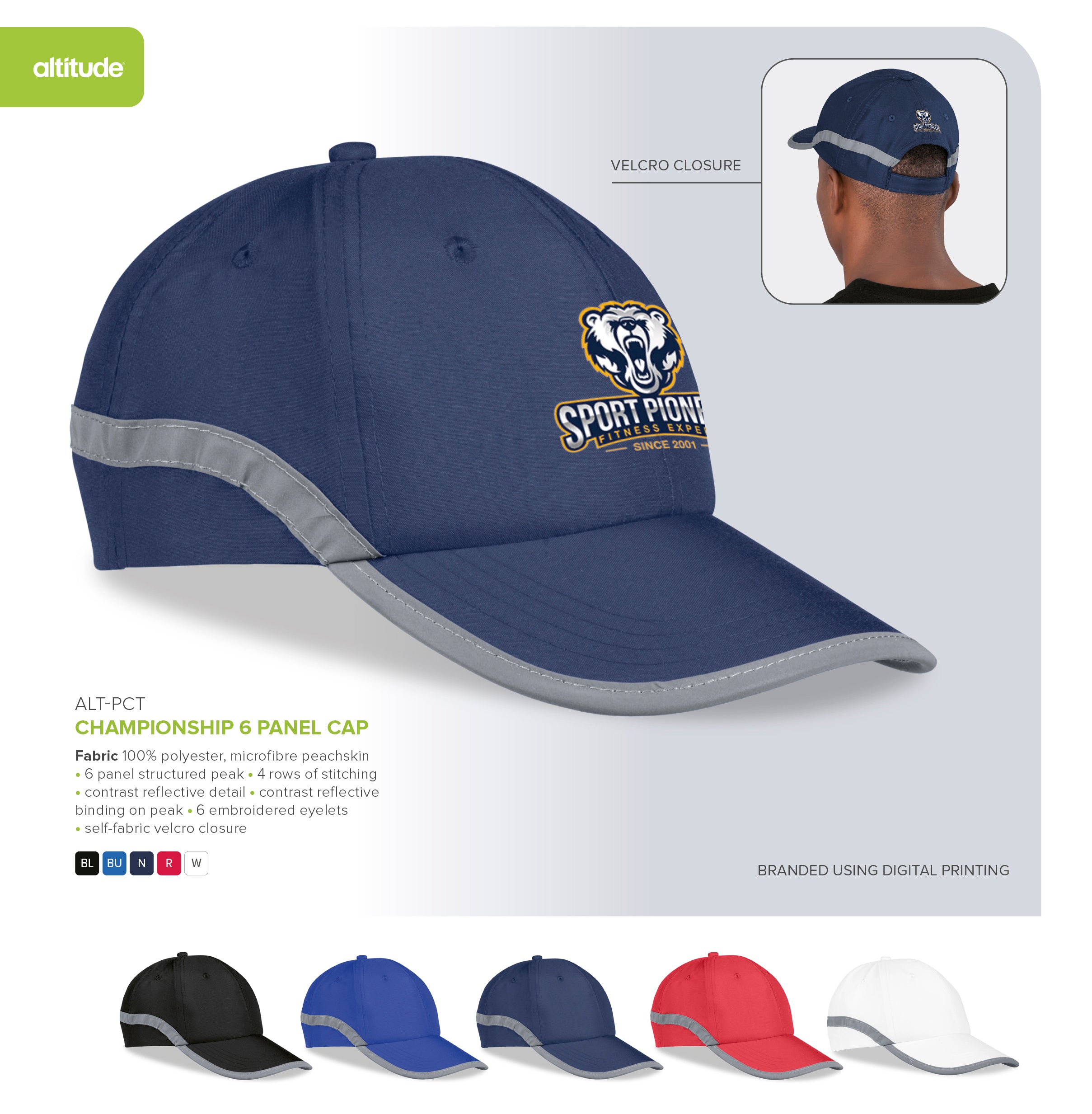 Championship Cap - 6 Panel - Image 5